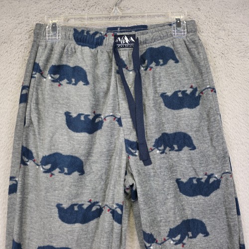Pantalon de pyjama homme marque Lucky S gris ours nouveauté confortable confort salon sommeil - Photo 7/14