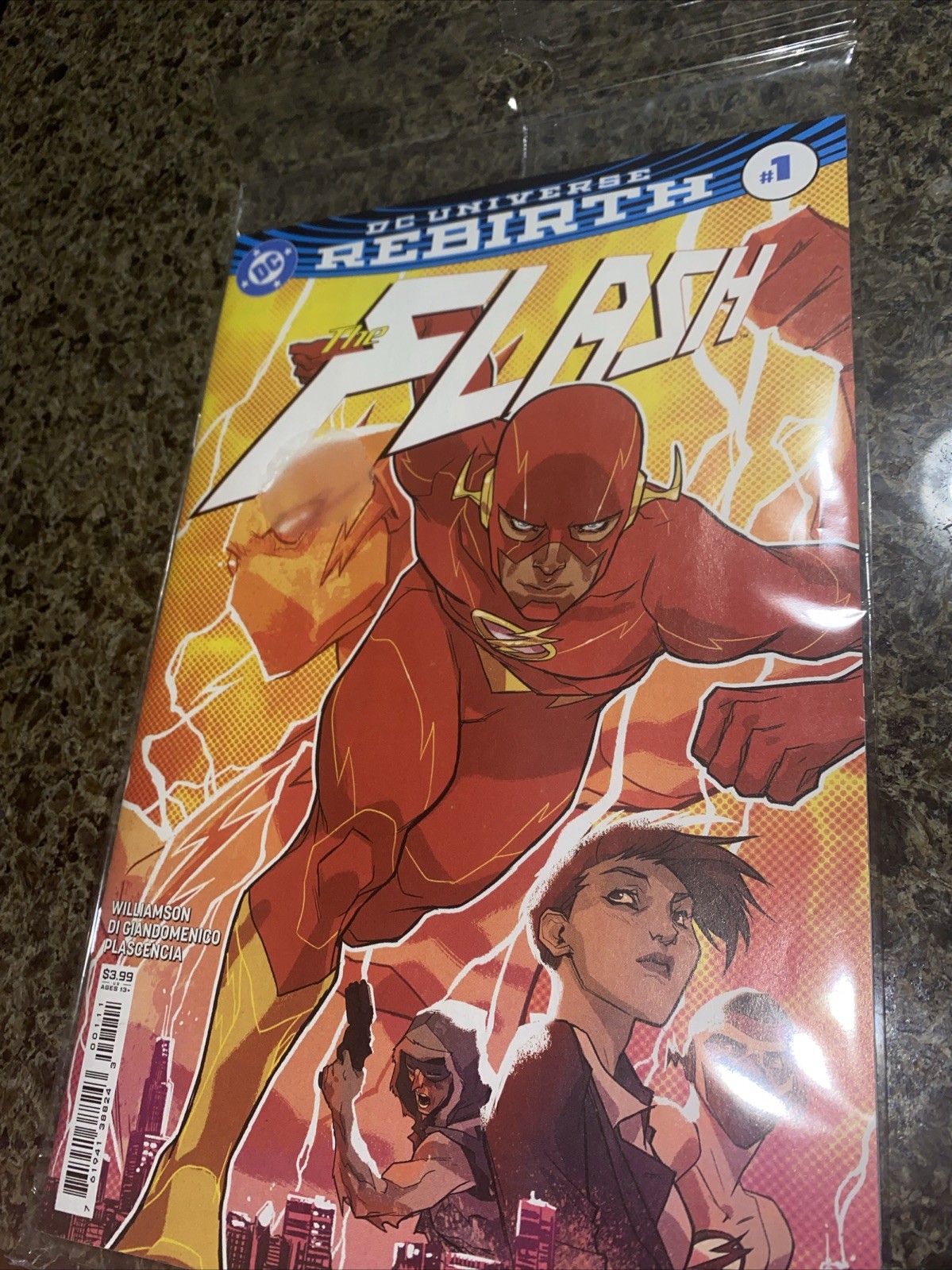 The Flash #1 Karl Kerschl Cover (DC Comics August 2016)