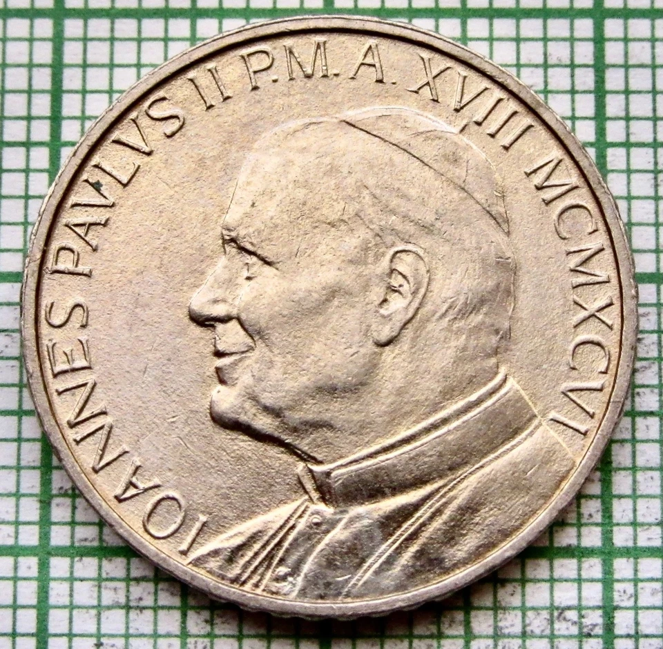 VATICAN Ioannes Pavlvs JOHN PAUL II 1996 100 LIRE - FUTURE OF CHILDREN UNC - Image 2 of 4