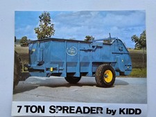 KIDD FYMAX 7 TON MUCK SPREADER SALES BROCHURE