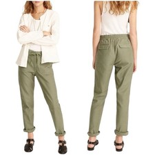 J. Crew Tie-waist Camp Pant XL Cotton Natural Fiber Sustainable Casual Capsule