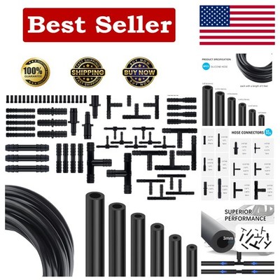 Complete 70PCS Vacuum Line Kit: 6PCS Silicone Hoses + Connectors for Vehicles