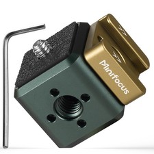 Multi-Hole Screws Adapter with Cold Shoe Mounts 1/4 3/8 Thread Aluminum