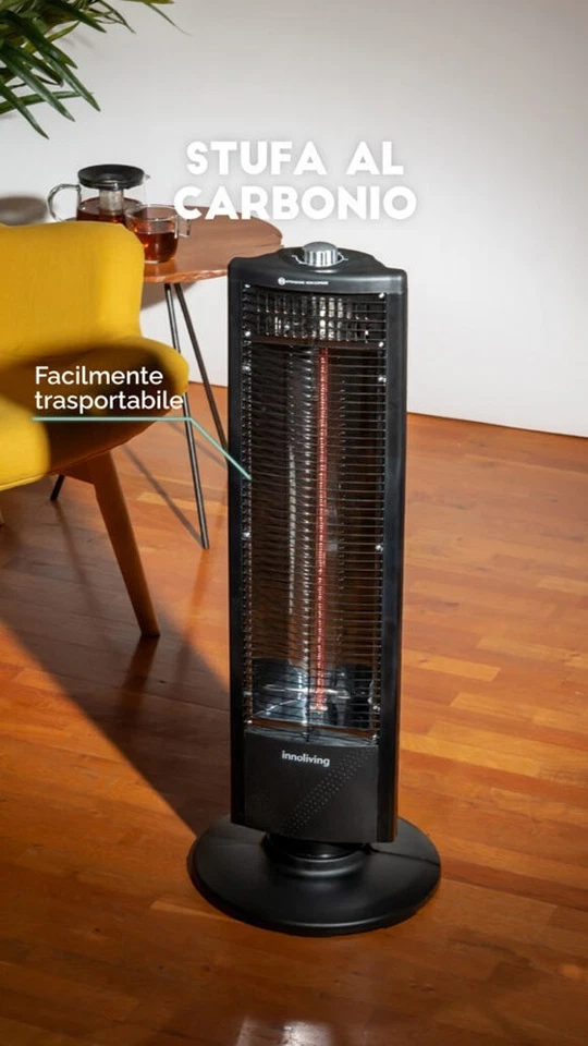 Innoliving Stufa al Carbonio INN-576 1000W - Immagine 4 di 4