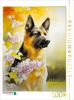 Calvendo Puzzle German Shepherd Dog | 1000 Pieces, Finished Size 25.2 × 18.9 In