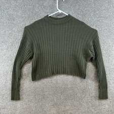 American Eagle Women's Sweater Size Small Brown Long Sleeve Knit Pullover