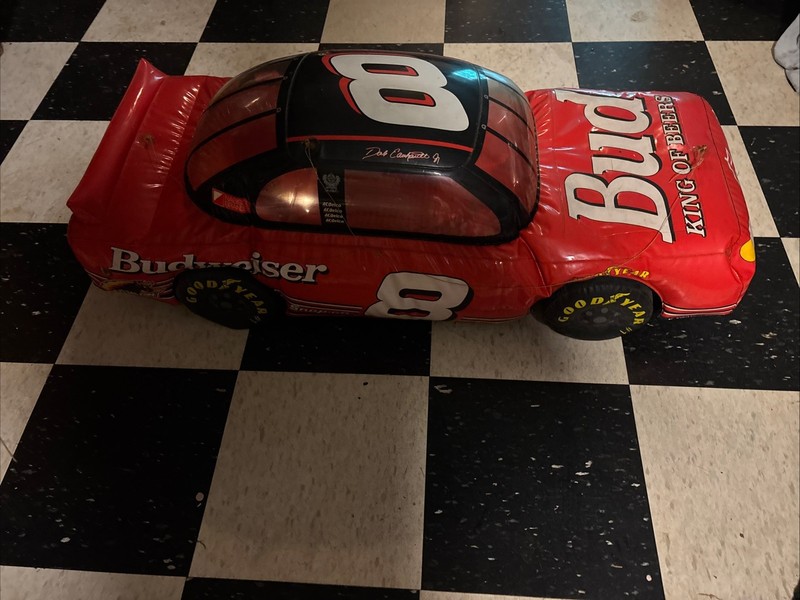 Budweiser Dale Earnhardt Jr. Inflatable Car Advertising Hanging Red 8 Nascar 40"