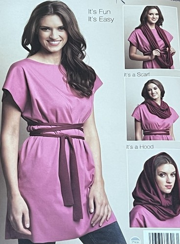 KWIK SEW Modello 3683 Pullover Tunica Sciarpa Cintura XS-XL Nuovo Sigillato 2009 Martensson - Foto 1 di 4