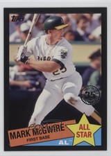 2020 Topps 1985 Topps Baseball All-Stars Black /299 Mark McGwire #85AS-8 1d4m