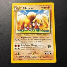 Piloswine 36/64 Uncommon Neo Revelation Pokemon Unlimited Lightly Played