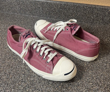 Converse Jack Purcell Burgundy Canvas Mens Sz...