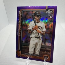 2025 Topps Chrome Update Series - Christian Koss #USC26 Purple Refractor /250 RC