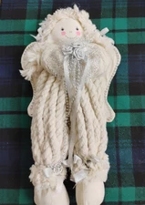 Vintage Crafted Angel Mop Doll Christmas Ornament home decor