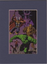 Official Marvel Limited Edition Laser Cel Avengers 1 by Mike Mignola with COA