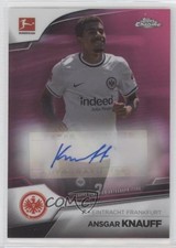 Ansgar Knauff Chrome Bundesliga 2022/23 Magenta Refractor /150 Auto