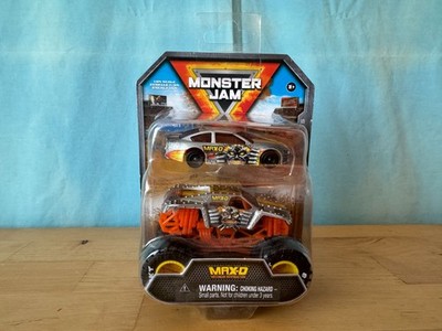 Monster Jam Truck MAX-D & Race Car Series 5 Walmart Exclusive