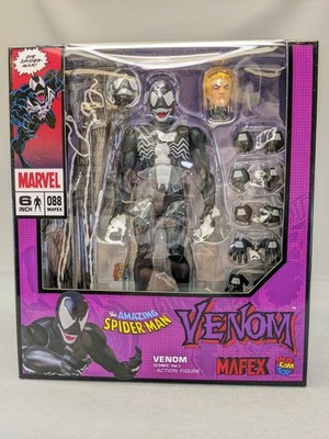 MEDICOM TOY Mafex 088 Marvel The Amazing Spider-Man Venom Comic Figure, New
