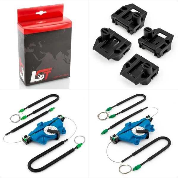 Fensterheber Reparatursatz Vorne Links + Rechts - FÜR Seat Toledo 2 II 1M 98-06-image