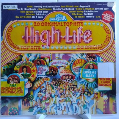 Various   High Life (20 Original Top Hits), 12'' Vinyl (F/F), Polystar, M12-992