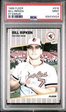 1989 Fleer - Billy Ripken #616 FF on Bat Knob