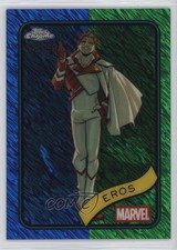 2025 Topps Chrome Marvel Comics Blue & Green Shimmer Refractor /199 Eros #3 0c7w