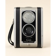 Kodak Duaflex Box Camera, Kodet Glass 620 Film, Red Window, Twin Reflex