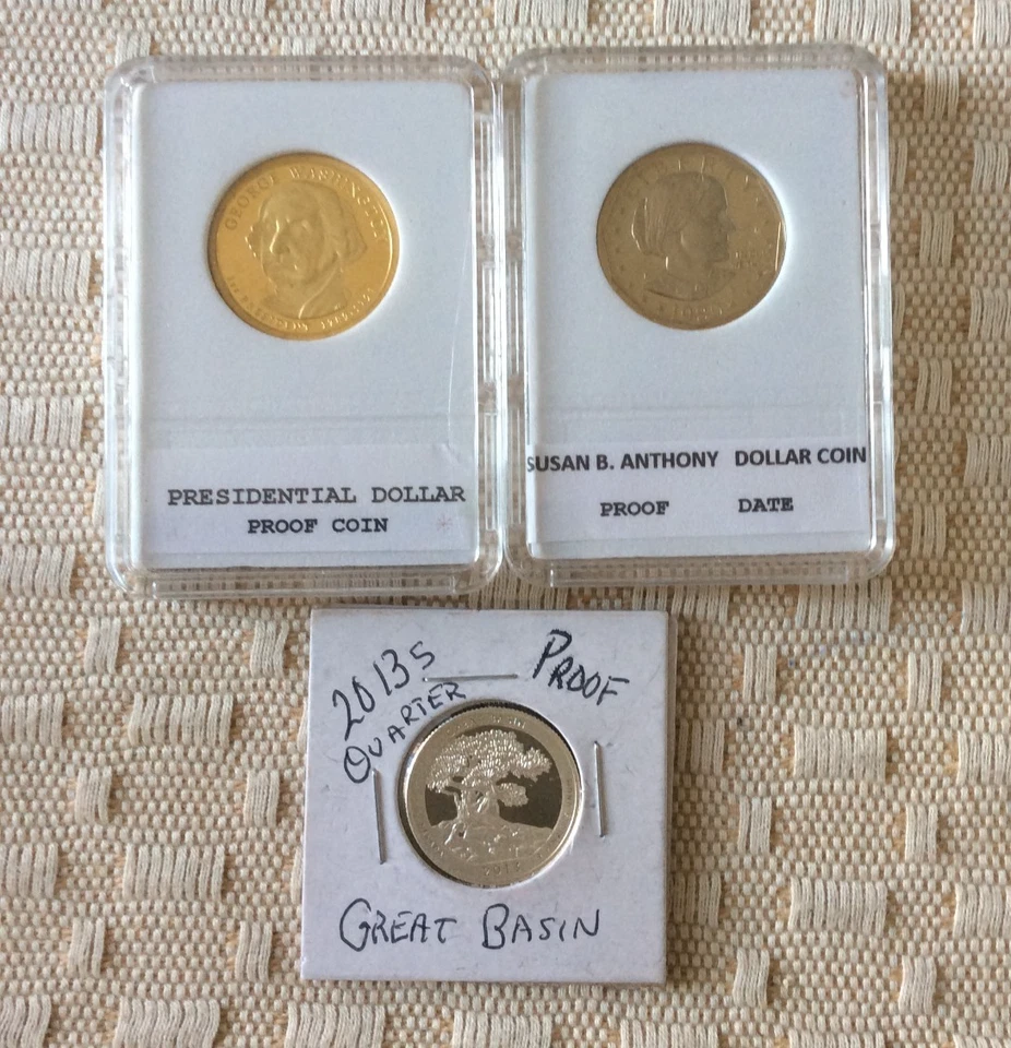 1-2012S- US Mint Silver Proof,6 SILVER PROOF QUATER, 1884-O MORGAN,2 DLS COINS . - Image 4 of 4