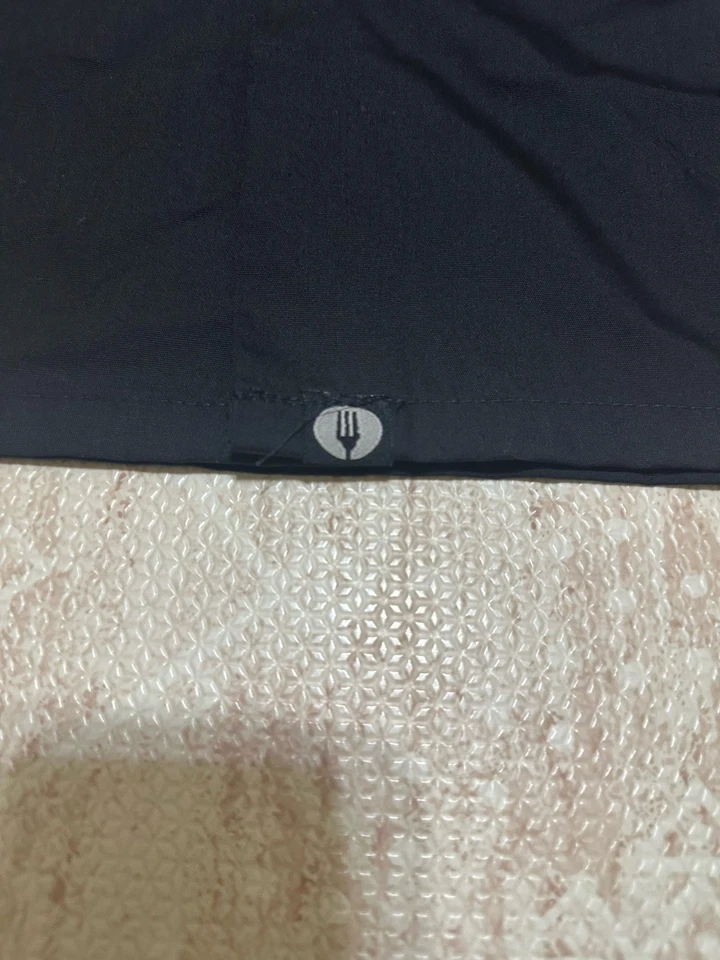 Lot Of 2(two) Chef Works Black Short Sleeve Button Up Work Shirt Adults Size 2XL - Image 4 of 4