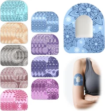 36 Pcs Adhesive Patches Compatible with Omnipod 5 overpatches, Skin Grips Ove...