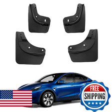 Motrobe 2021-2024 Tesla Model Y Mud Flaps No Drilling No Tape All Weather Mud