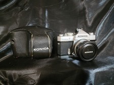 Konica Autoreflex T 35mm Film SLR Camera w/ Konica Hexanon AR 52mm f/1.8 Lens