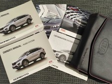 Kia Sorento 2014-2017 Handbook Owners Manual Navigation Audio Manual Set