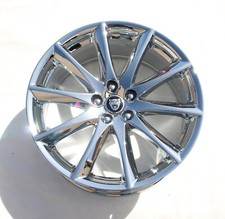Set Of 4 19 New Set Jaguar Xj Auletian Oem Chrome Wheels 59869 Staggred