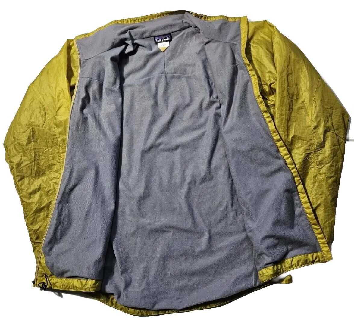 Patagonia Men's Zephyr Yellow Zip-Up Jacket Size Large | eBay