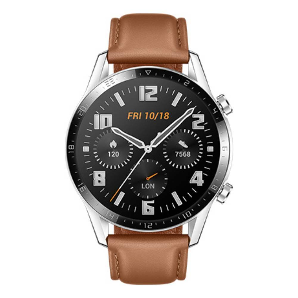 Huawei Watch GT2 2020 Brown Leather Strap 46mm 1.39