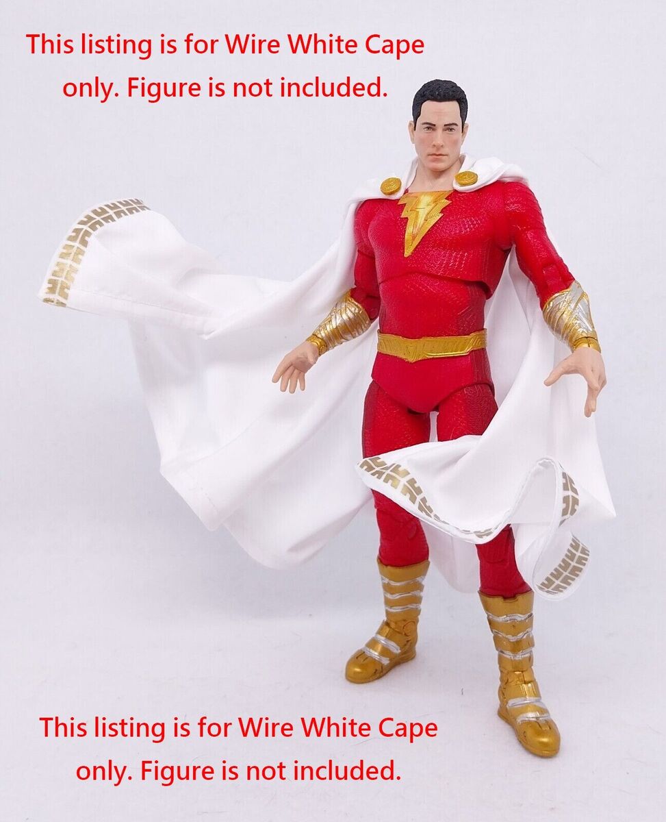 McFarlane Toys Shazam Dedicated Wire White Cape | eBay