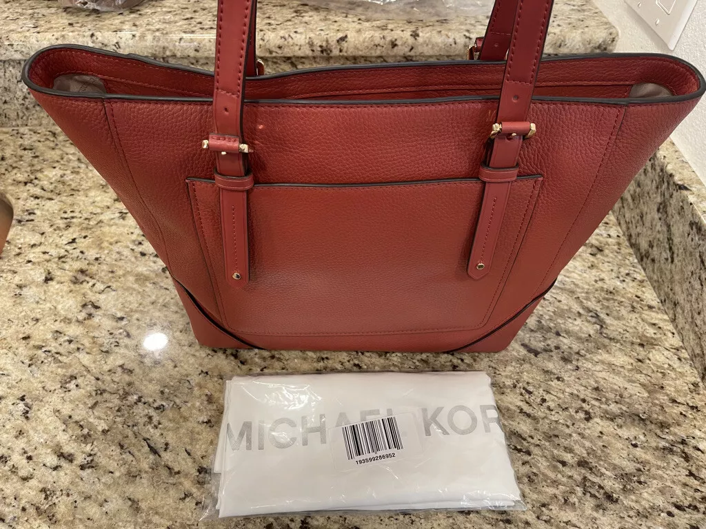 MICHAEL Michael Kors Aria Large Leather Tote