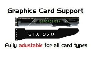 Gtx 970 Argb Gpu Graphics Card Sag Support Bracket Brace Gtx Rtx Amd Nvidia Ebay