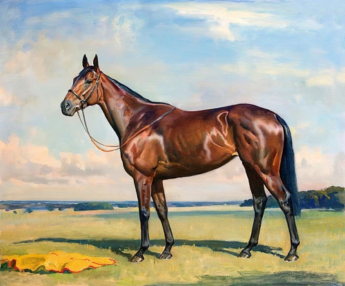 Horses oil painting Giclee Art Printed on canvas L3677