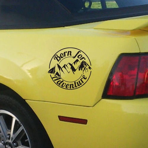Mountain Decal, Car Vinyl Sticker Reflective Mountain Stickers Door U6N9 - Picture 5 of 7