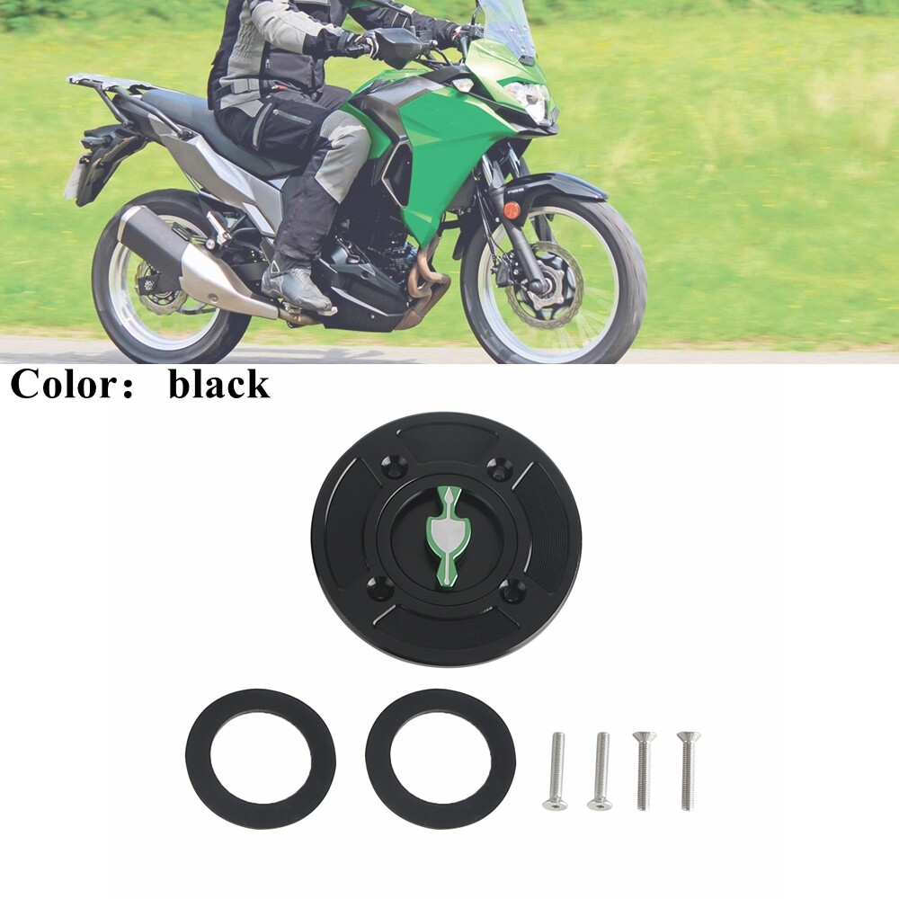 Aluminum Fuel Tank Cap Cover For KAWASAKI Versys X-300 2017-2019