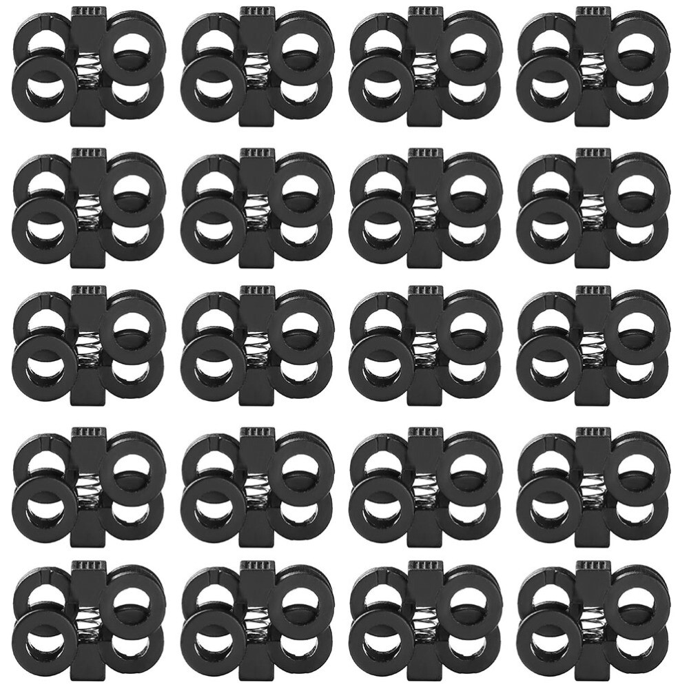 APL 20 Pezzi Fermagli Fibbia per Scarpe Clip Bloccaggio Fermagli Uomo e Donna Sneakers
