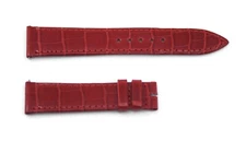 Jaeger LeCoultre Red Leather Strap 18mm