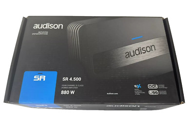 Brand New AUDISON SR 4.500 4CH HQ 880W Amplifier Free Worldwide FEDEX Shipping!