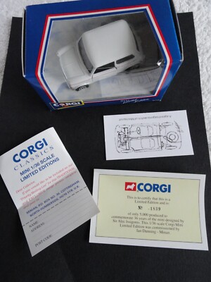 Sammlerstück Corgi Toys Mini Modell Issignosis weiß 94146 New Old Stock verpackt