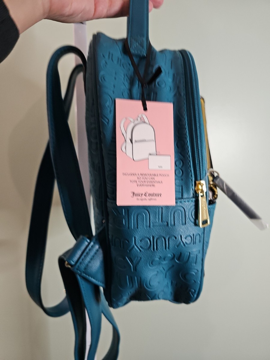 Juicy Couture ケース ネイビー Juicy Couture Blue Velour Cooler Bag