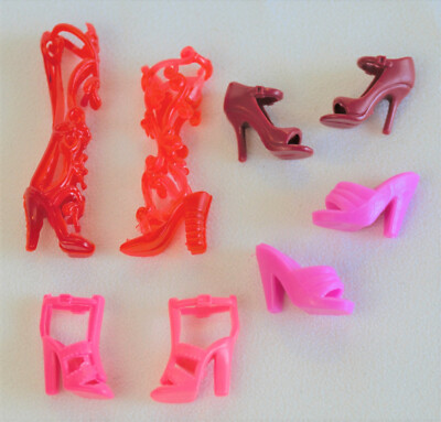 Shoes Pair Lot For Barbie Doll New Accessories Reproduction - Main Image