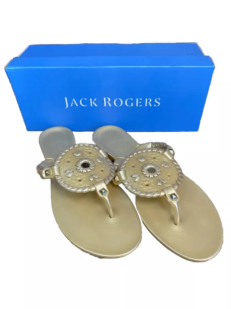 Jack rogers georgica jelly gold sale