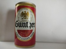 Gunther Light Lager 12oz Collectible Pull Tab Empty Beer Can