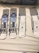 Star Wars R2-D2 12 Days Of Christmas Calendar Socks Unisex Size 3-9 Lot
